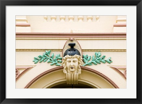 Framed Australia, Queensland, Maryborough Building detail Print