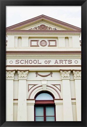 Framed Australia, Queensland, School of Arts, Education Print