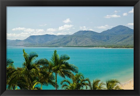 Framed Australia, Port Douglas, Trinity Bay, Flagstaff Hill Print