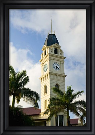 Framed Australia, Queensland, Bundaberg Post Office Tower Print