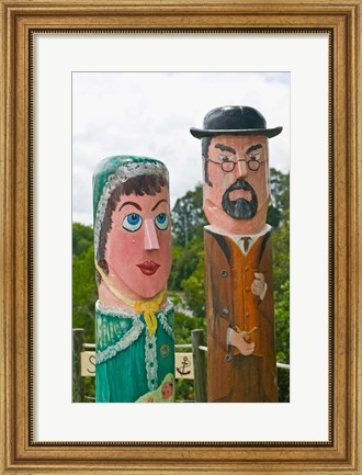 Framed Australia, Queensland, Fraser Coast, Painted pier Print