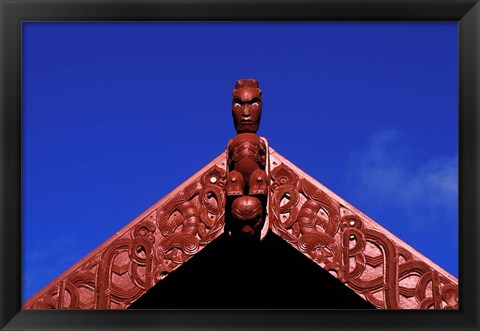 Framed New Zealand, North Island, Maori Arts and Crafts Print