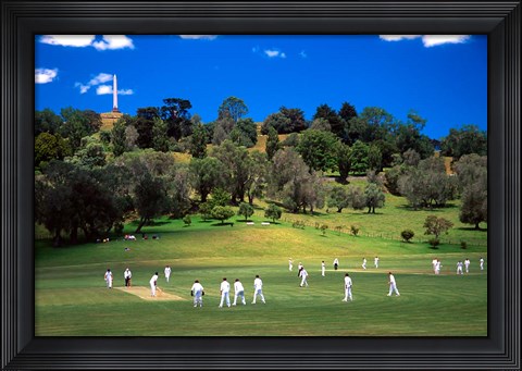 Framed Cornwall Cricket Club, Auckland, New Zealand Print