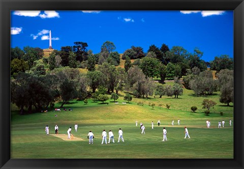 Framed Cornwall Cricket Club, Auckland, New Zealand Print