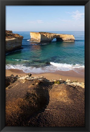 Framed Australia, Port Campbell, Tasman Sea, cliffs Print