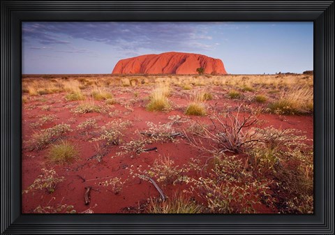 Framed Australia, Uluru-Kata Tjuta NP, Outback, Ayers Rock Print