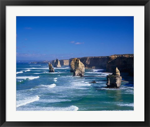 Framed Great Ocean Road, The Twelve Apostles, Victoria, Australia Print