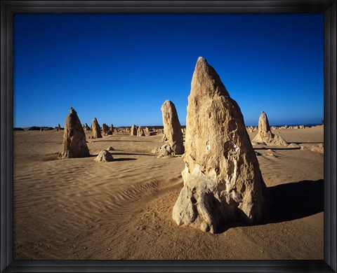 Framed Pinnacles, Nambung National Park, Western Australia, Australia Print