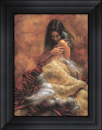 Framed Wrapped in Warmth Print