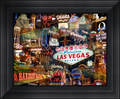 Framed Vegas Print