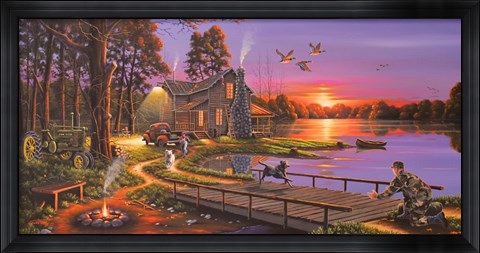 Framed Early Surprise Print