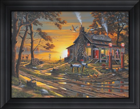 Framed At the Crack of Dawn Print