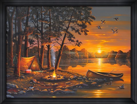 Framed R and R Print