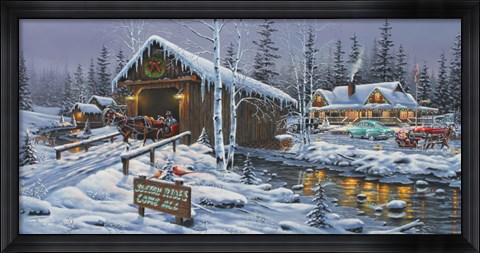 Framed Holiday Gathering Print