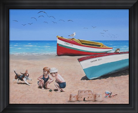 Framed To the Rescue Print