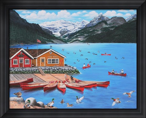 Framed Perfect Landing Print