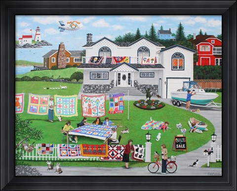 Framed Cat Lovers Society Print