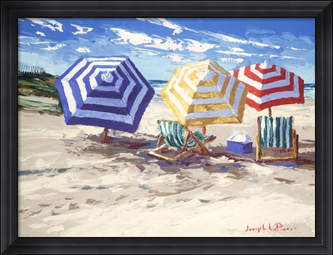 Framed Spring Beach Print