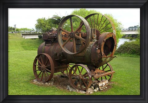 Framed Karamea Hardware Shop, South Island, New Zealand Print