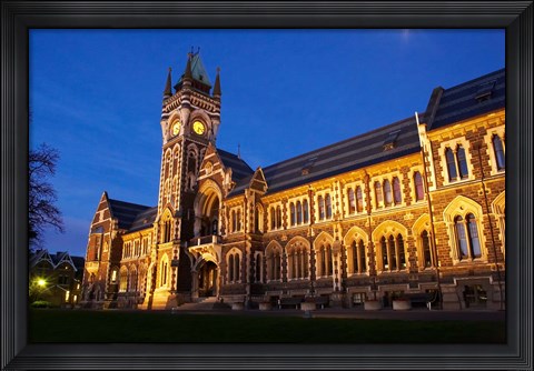 Framed Historic Registry Building, University of Otago, South Island, New Zealand (horizontal) Print