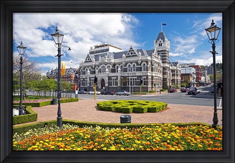 Framed Law Courts, Dunedin, South Island, New Zealand Print