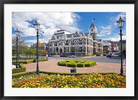 Framed Law Courts, Dunedin, South Island, New Zealand Print