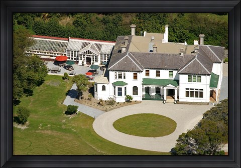 Framed Corstorphine House, Dunedin, New Zealand Print