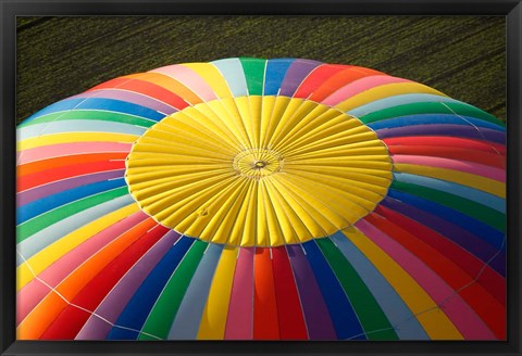 Framed Top of a Hot-air Balloon, South Island, New Zealand Print