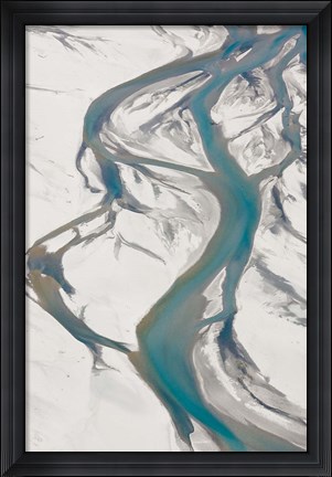 Framed Dart River, near Glenorchy, Queenstown Region, South Island, New Zealand Print