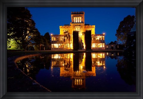 Framed Larnach Castle, Otago Peninsula, Dunedin, South Island, New Zealand Print