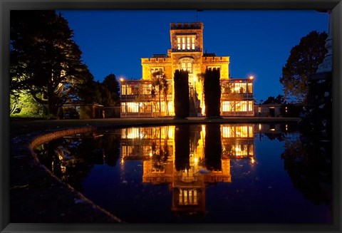 Framed Larnach Castle, Otago Peninsula, Dunedin, South Island, New Zealand Print