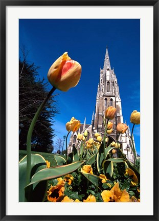 Framed First Church, Dunedin, New Zealand Print