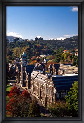 Framed University of Otago, Dunedin, New Zealand Print