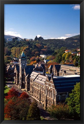 Framed University of Otago, Dunedin, New Zealand Print