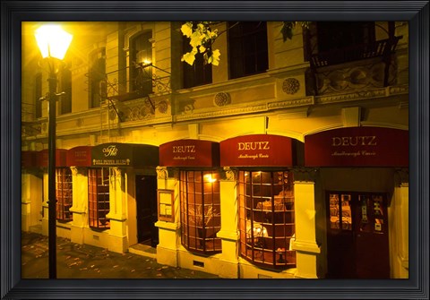 Framed Bell Pepper Blues Restaurant, Dunedin, New Zealand Print