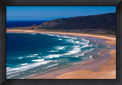 Framed Tautuku Bay, Catlins, New Zealand Print
