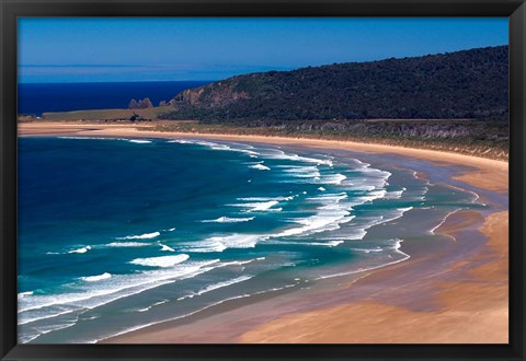 Framed Tautuku Bay, Catlins, New Zealand Print