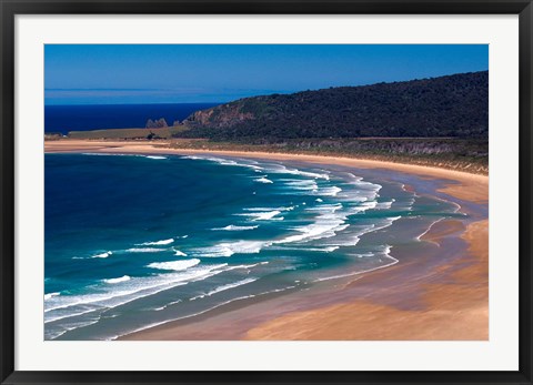 Framed Tautuku Bay, Catlins, New Zealand Print