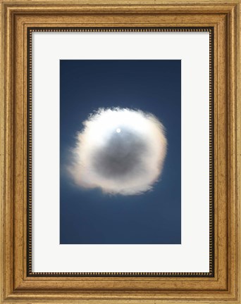 Framed Clouds, Mackenzie, Canterbury, South Island, New Zealand Print