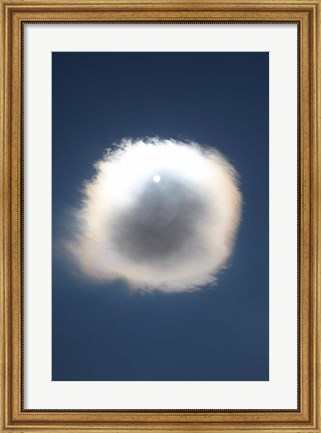 Framed Clouds, Mackenzie, Canterbury, South Island, New Zealand Print