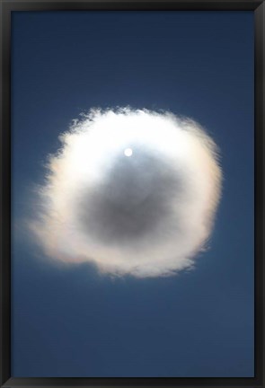 Framed Clouds, Mackenzie, Canterbury, South Island, New Zealand Print