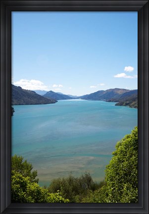 Framed Mahakipawa Arm, South Island, New Zealand Print