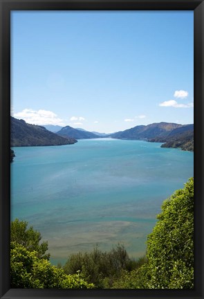 Framed Mahakipawa Arm, South Island, New Zealand Print