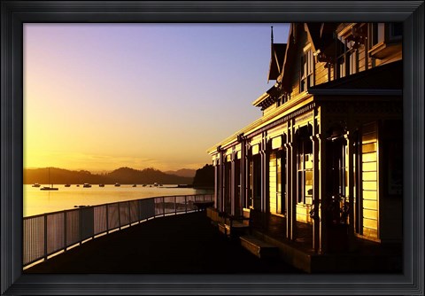 Framed New Zealand, Fullers Building, Paihia, Bay of Islands Print