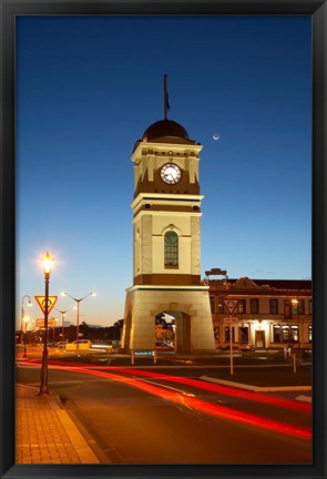 Framed New Zealand, North Island, Manawatu, Historic Clock Tower Print