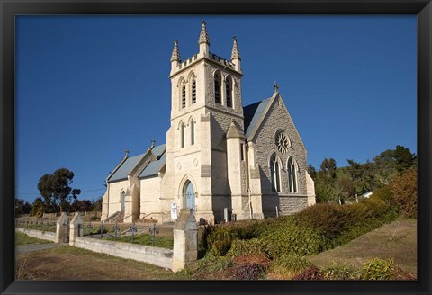 Framed New Zealand, South Island, St Martins Anglican Church Print
