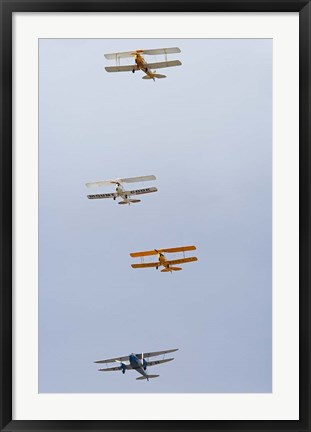 Framed New Zealand, Warbirds Over Wanaka, Vintage Airplanes Print