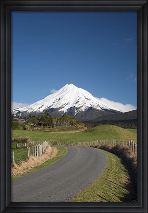 Framed Road, Mt Taranaki, Mt Egmont, North Island, New Zealand Print