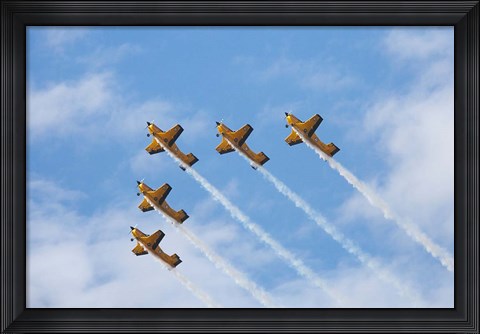 Framed Vintage Airplanes Print