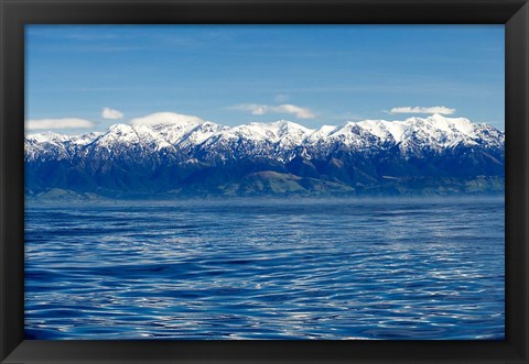 Framed New Zealand, Marlborough, Seaward Kaikoura Ranges Print